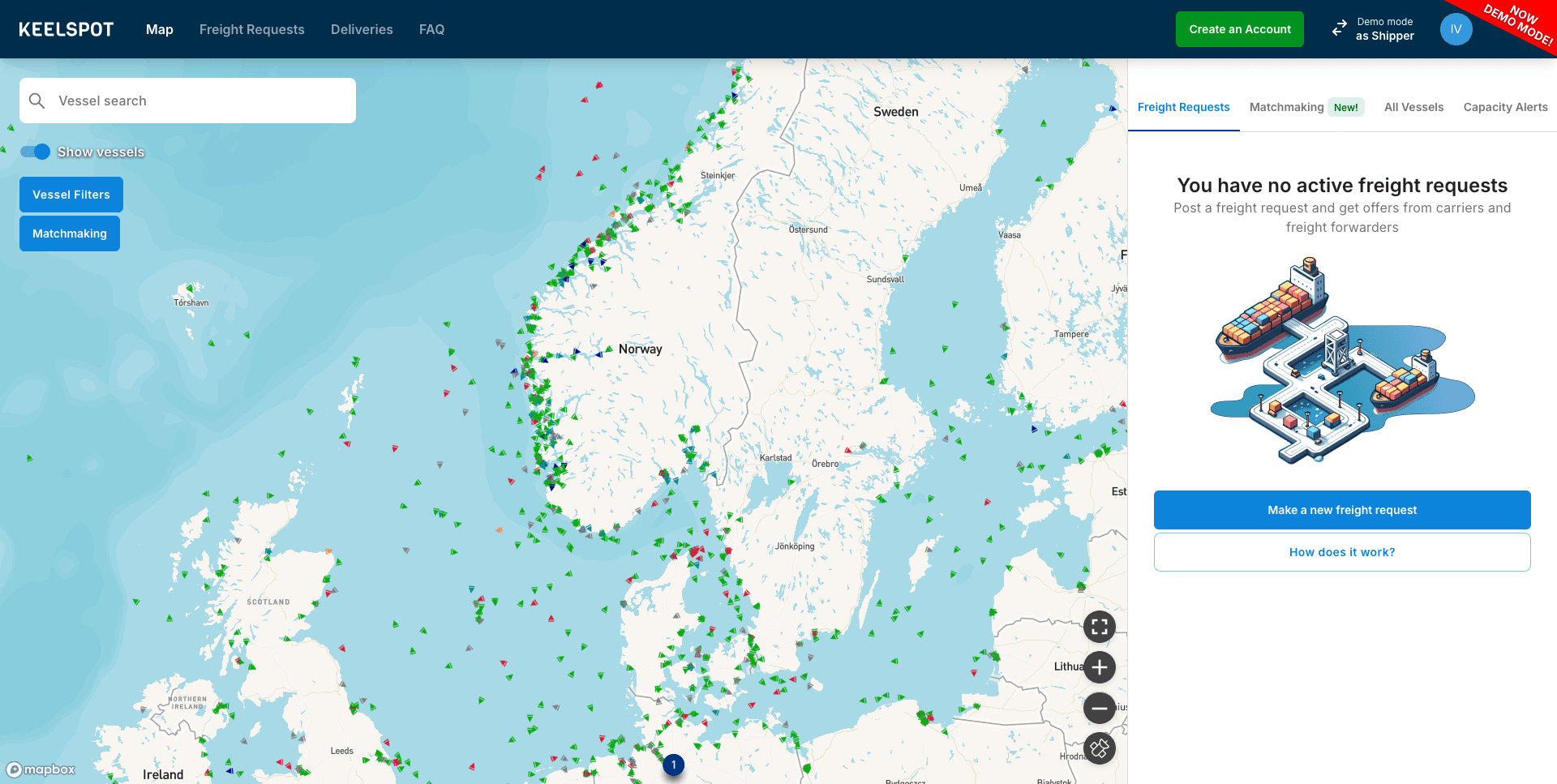 Keelspot — Coastal-shipping marketplace platform